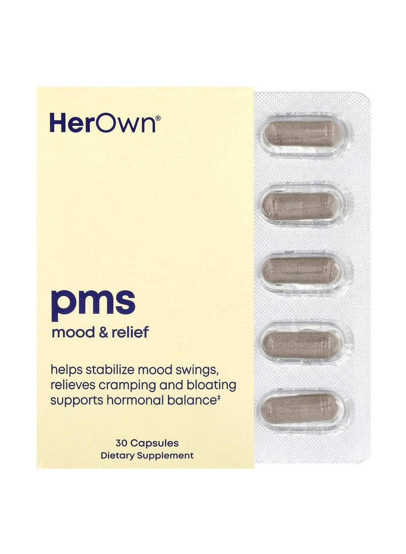 PMS, Mood & Relief, 30 Capsules